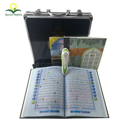 Smart Islamic Muslim Tajweed Big Al Quran Book Digital Read Reader Reading Learning Speaking Talking Pen With Russia Uzbek